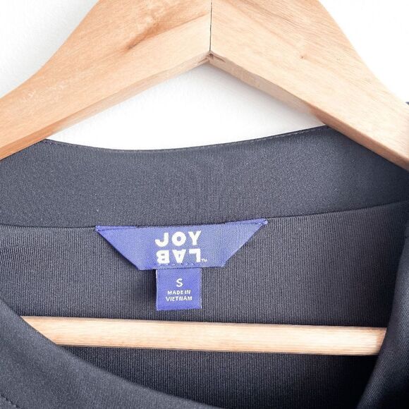 JOYLAB Womens Full Zip Jacket Long Sleeve Black Small - Picture 3 of 7